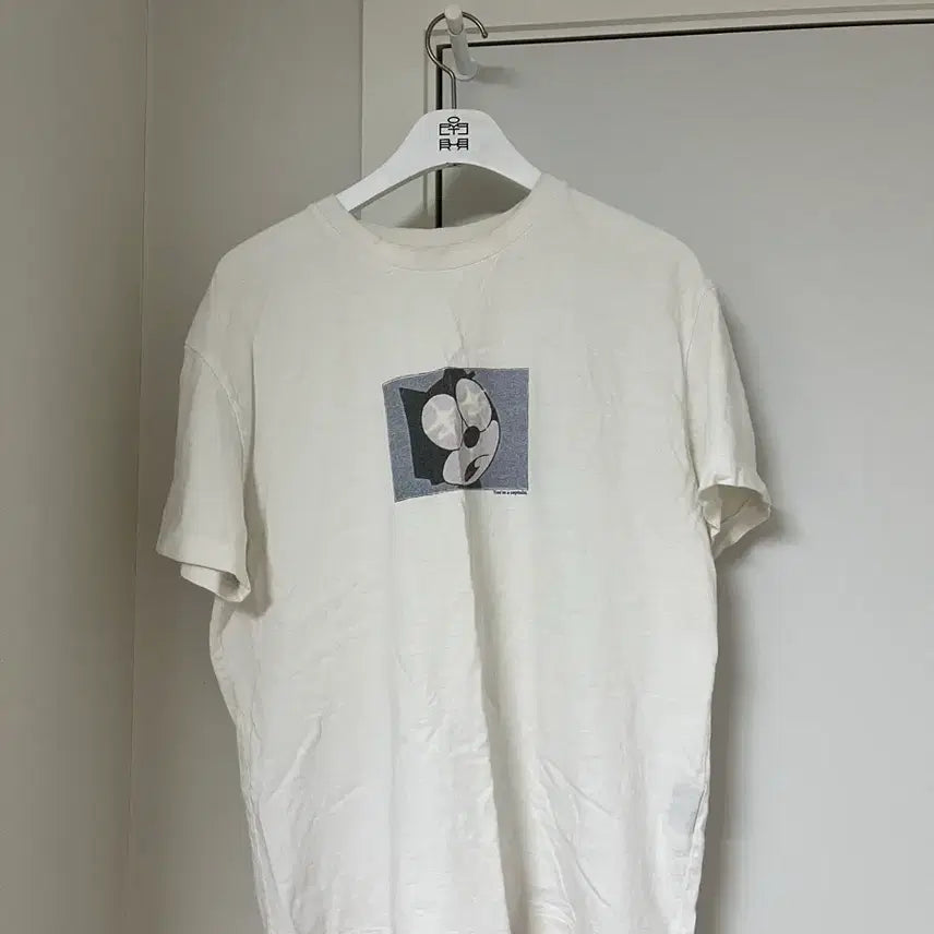 [BUNJANG] Politeur Capitalist Short Sleeve T-Shirt White / (1) 폴리테루 / 캐피탈리스트 반팔 티셔츠 / 화이트