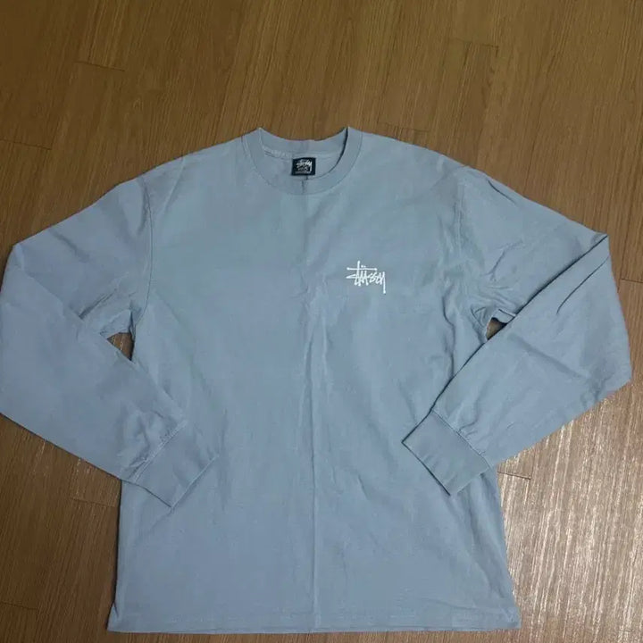 [BUNJANG] Stussy Long Sleeve T-Shirt Blue / 스투시 STUSSY 긴팔티 블루