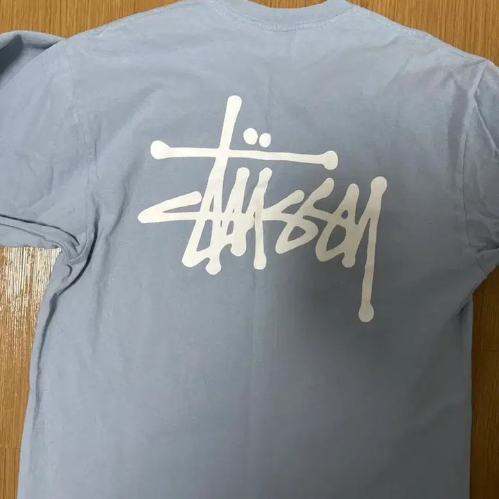 [BUNJANG] Stussy Long Sleeve T-Shirt Blue / 스투시 STUSSY 긴팔티 블루