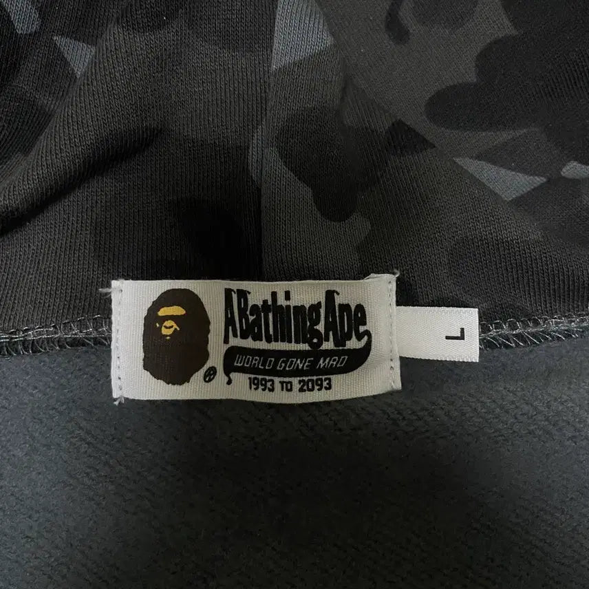 [BUNJANG] BAPE Shark Hoodie Black L / 베이프 샤크후드 흑계 L