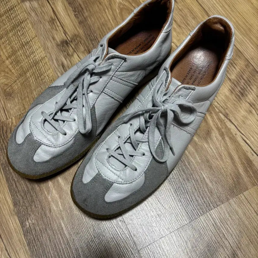 [BUNJANG] Reproduction of Found RIOFA German Military Trainers Light Grey EU43 / 리프로덕션 오브 파운드 리오파 독일군 43 라이트그레이