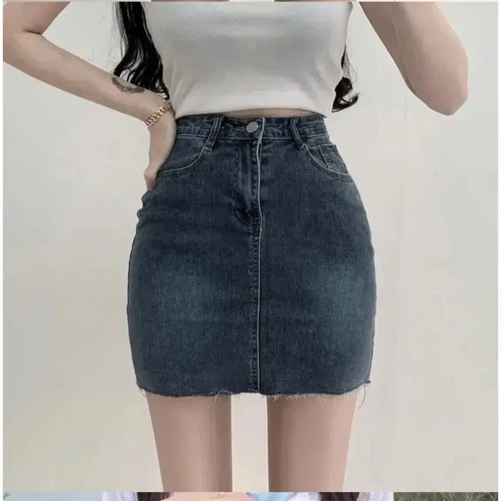 [BUNJANG] Avery Denim Skirt / 에이블리 청치마