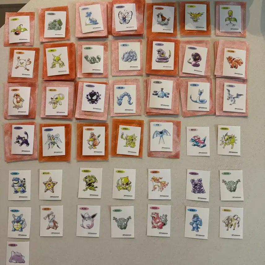 [BUNJANG] Pokemon 30th Anniversary Art Seal Collection / 포켓몬띠부씰 30주년 아트씰 38종