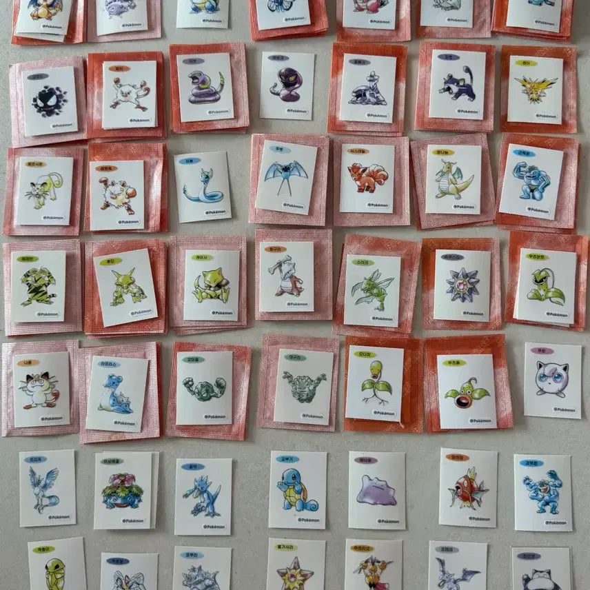 [BUNJANG] Pokemon 30th Anniversary Art Seal Collection / 포켓몬띠부씰 30주년 아트씰 38종
