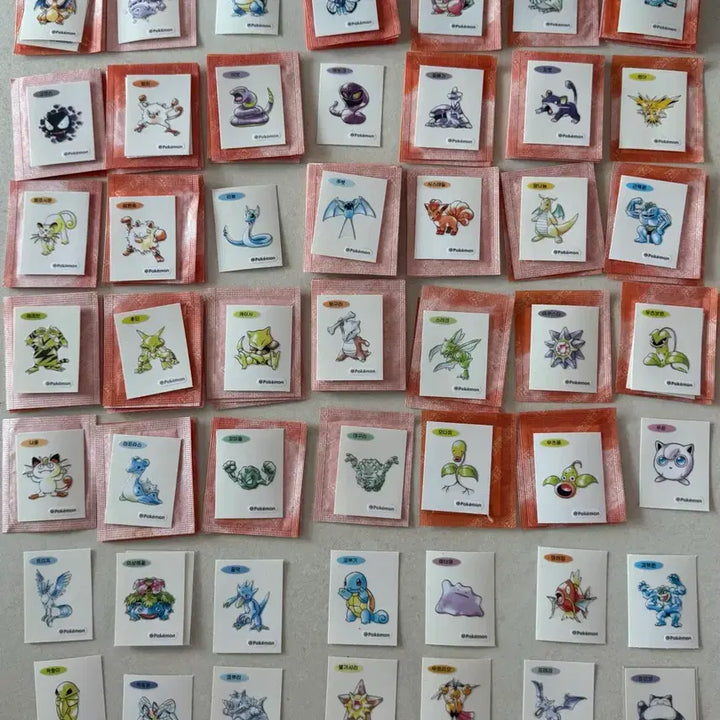 [BUNJANG] Pokemon 30th Anniversary Art Seal Collection / 포켓몬띠부씰 30주년 아트씰 38종