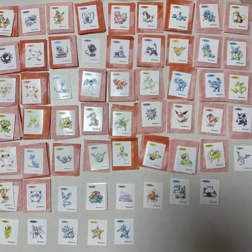 [BUNJANG] Pokemon 30th Anniversary Art Seal Collection / 포켓몬띠부씰 30주년 아트씰 38종