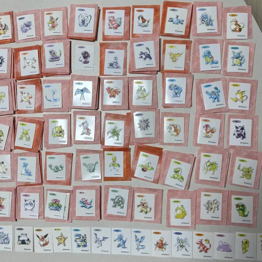 [BUNJANG] Pokemon 30th Anniversary Art Seal Collection / 포켓몬띠부씰 30주년 아트씰 38종