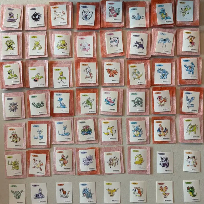[BUNJANG] Pokemon 30th Anniversary Art Seal Collection / 포켓몬띠부씰 30주년 아트씰 38종