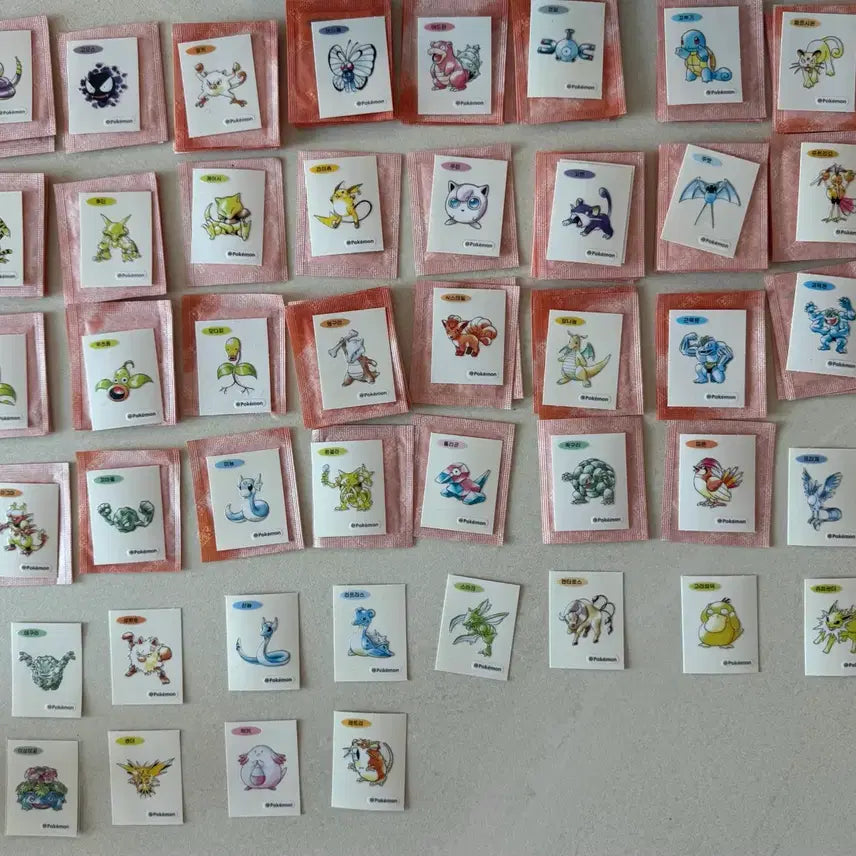 [BUNJANG] Pokemon 30th Anniversary Art Seal Collection / 포켓몬띠부씰 30주년 아트씰 38종