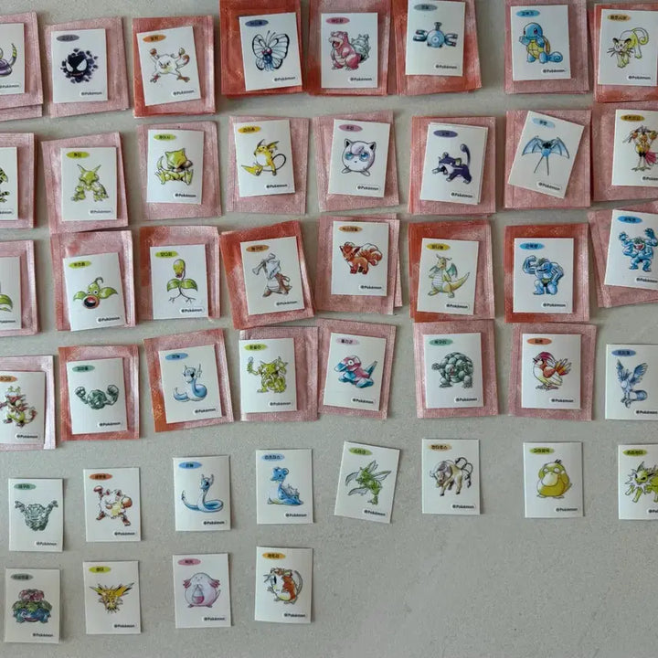 [BUNJANG] Pokemon 30th Anniversary Art Seal Collection / 포켓몬띠부씰 30주년 아트씰 38종
