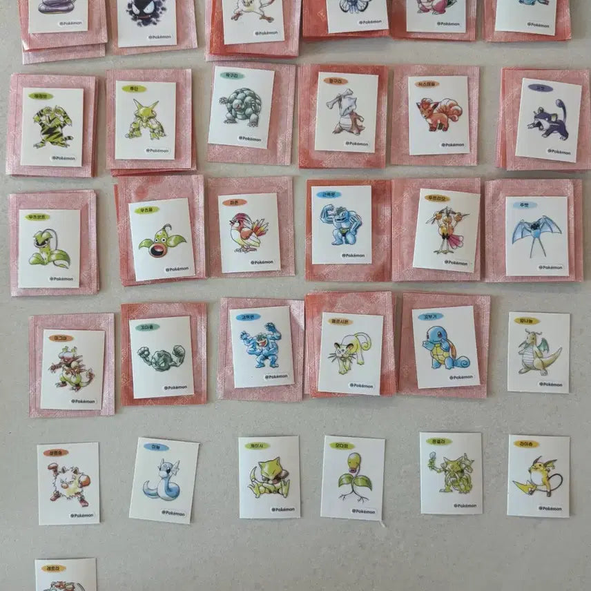 [BUNJANG] Pokemon 30th Anniversary Art Seal Collection / 포켓몬띠부씰 30주년 아트씰 38종