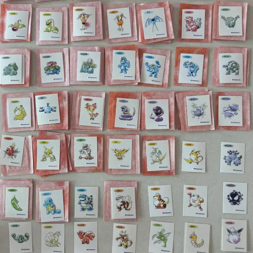 [BUNJANG] Pokemon 30th Anniversary Art Seal Collection / 포켓몬띠부씰 30주년 아트씰 38종