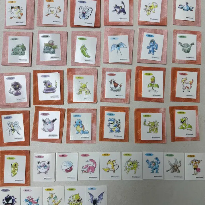 [BUNJANG] Pokemon 30th Anniversary Art Seal Collection / 포켓몬띠부씰 30주년 아트씰 38종