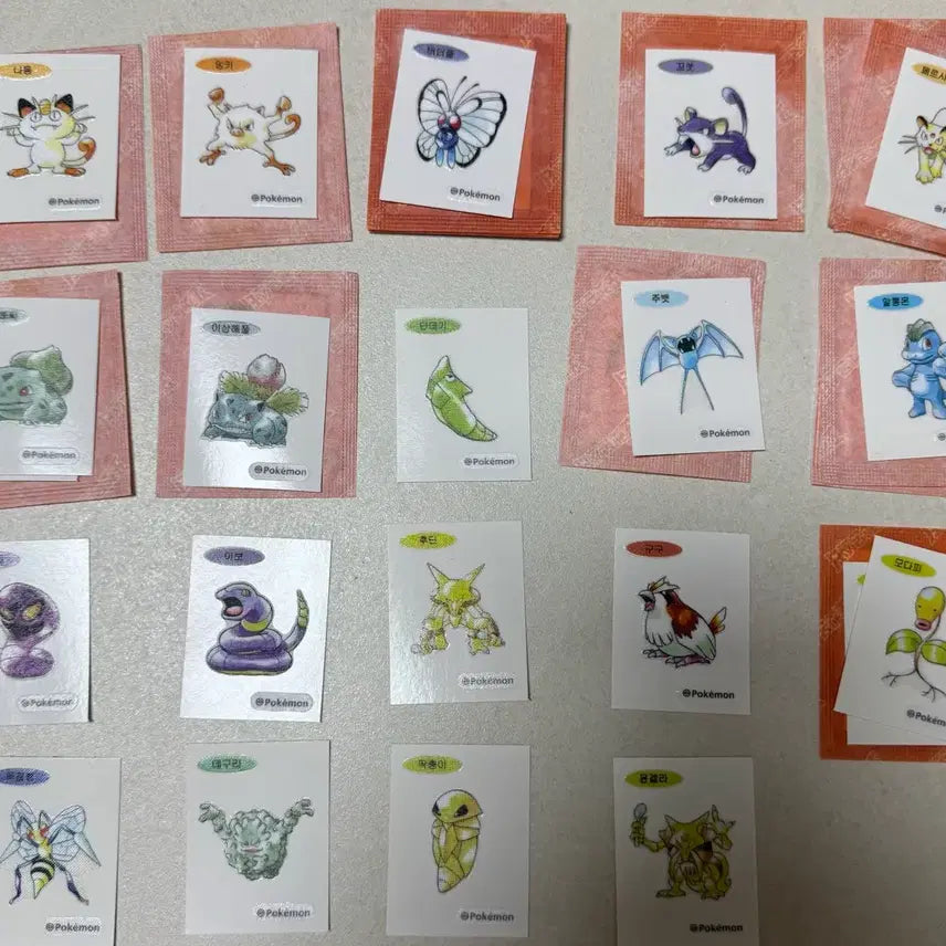[BUNJANG] Pokemon 30th Anniversary Art Seal Collection / 포켓몬띠부씰 30주년 아트씰 38종