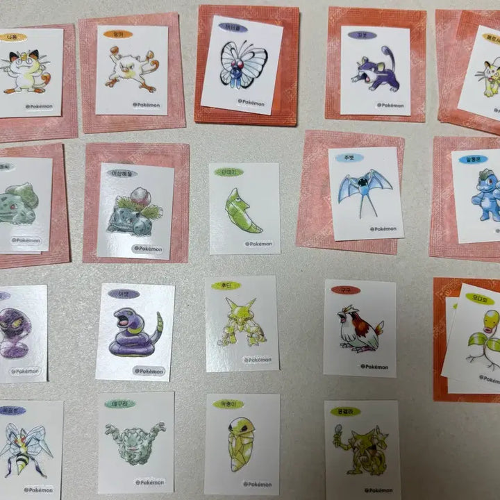 [BUNJANG] Pokemon 30th Anniversary Art Seal Collection / 포켓몬띠부씰 30주년 아트씰 38종