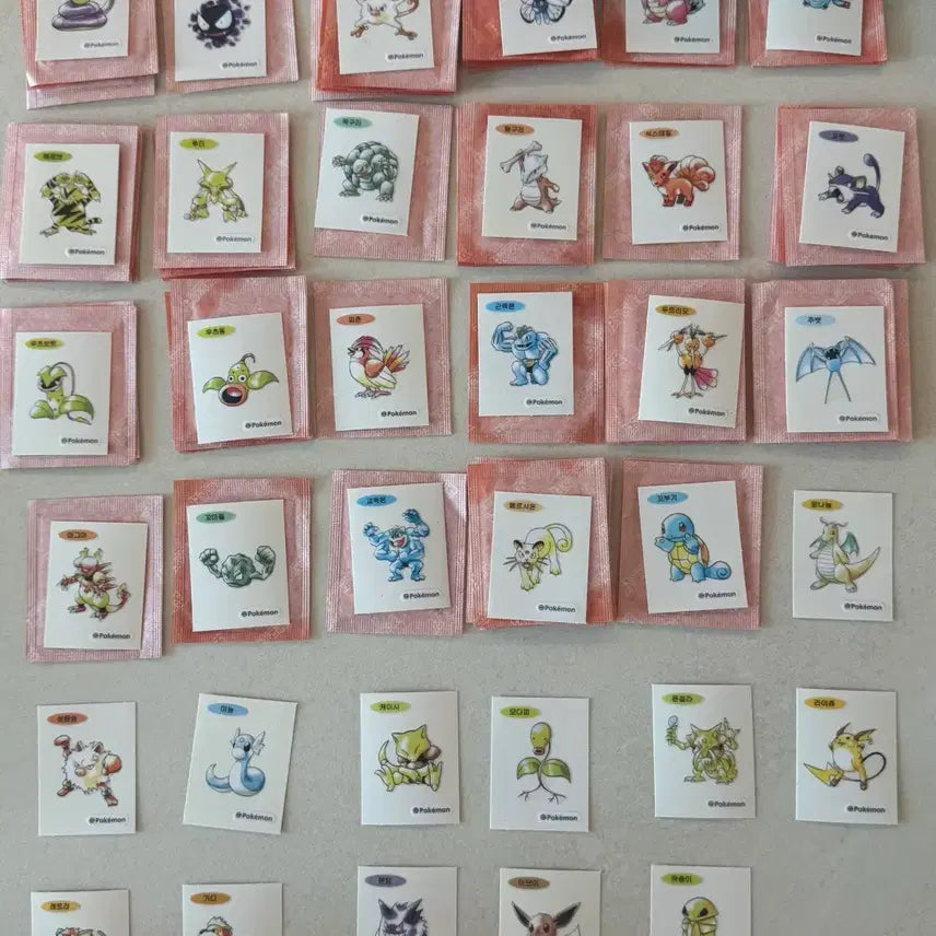 [BUNJANG] Pokemon 30th Anniversary Art Seal Bundle / 포켓몬 띠부씰 30주년 아트씰판매