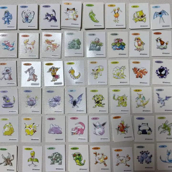 [BUNJANG] Pokemon 30th Anniversary Art Seal Bundle / 포켓몬 띠부씰 30주년 아트씰판매