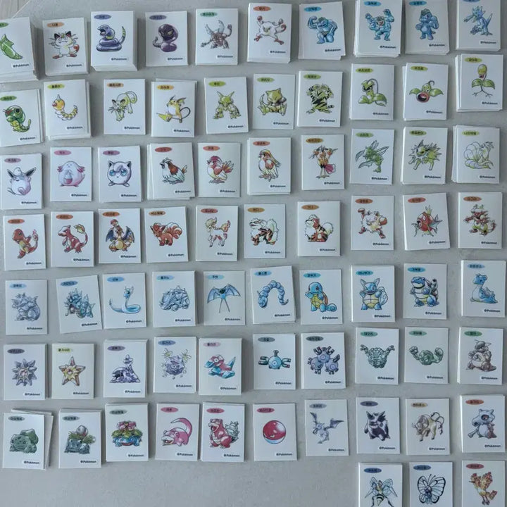 [BUNJANG] Pokemon 30th Anniversary Art Seal Bundle / 포켓몬 띠부씰 30주년 아트씰판매