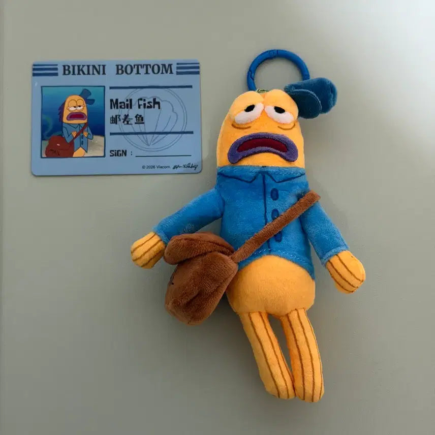 [BUNJANG] Pop Mart SpongeBob Bikini Bottom 2 Mailfish Postman / 팝마트 정품 스펀지밥 비키니시티2 메일피쉬 우체부