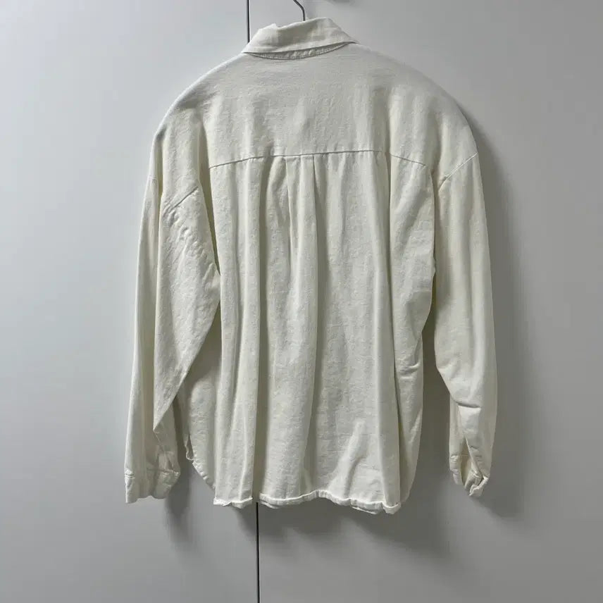 [BUNJANG] Unsein Kara Ivory Shirt / 언세인 카라 아이보리 셔츠