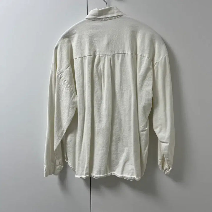[BUNJANG] Unsein Kara Ivory Shirt / 언세인 카라 아이보리 셔츠