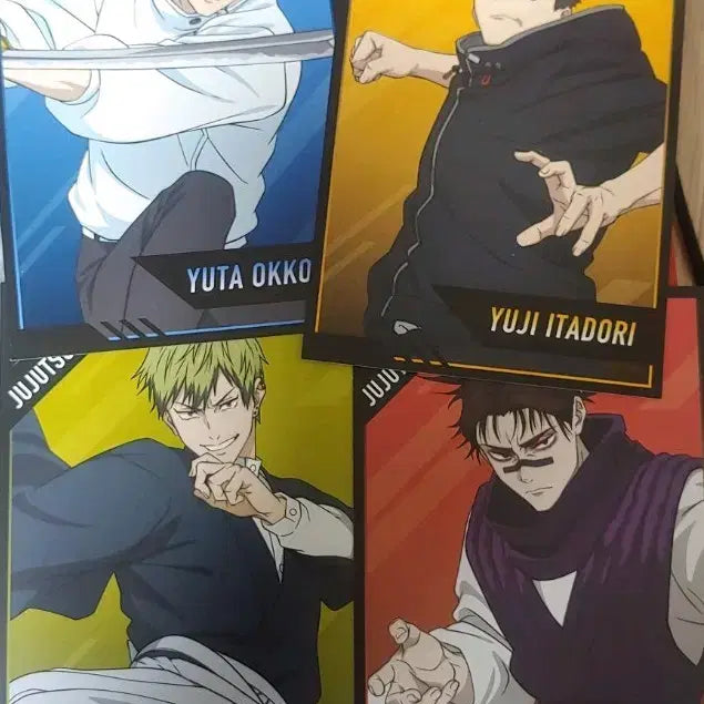 [BUNJANG] Jujutsu Kaisen Cursed Valley Postcard Bundle Set (4 Types) / 일괄) 주술회전 사멸회유 엽서 4종