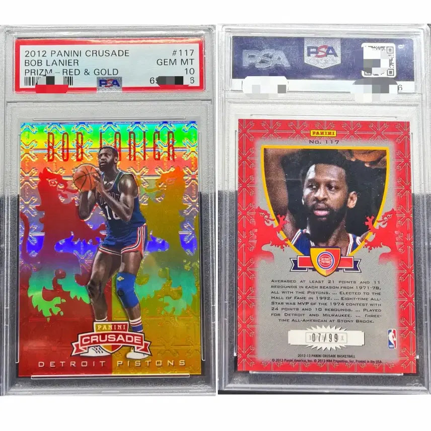 [BUNJANG] PSA 10 Bob Lanier 1999 Limited Edition Panini Crusade Card (Pop 1) / PSA10) (pop1) 99한정 Panini Crusade 밥 레니어