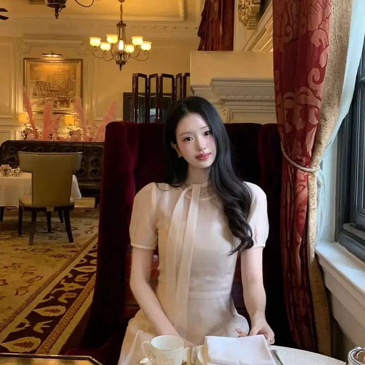 [BUNJANG] Sie Melia Tie Sherbet Beige Standard S / 시에 sie 멜라 타이 셔벗 베이지 스탠다드 S