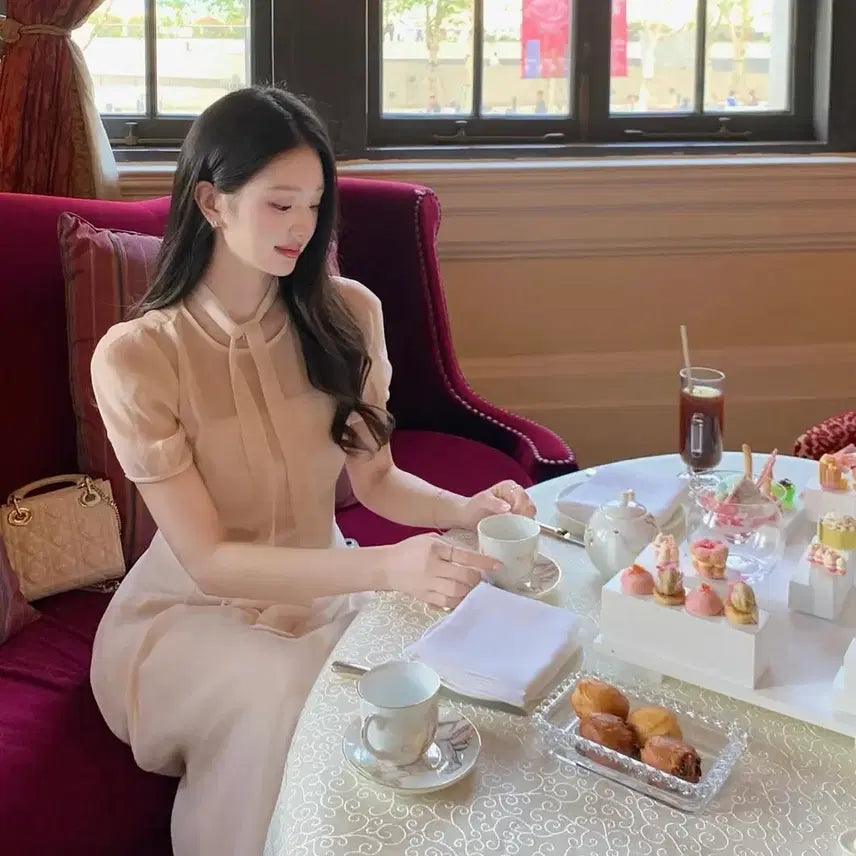 [BUNJANG] Sie Melia Tie Sherbet Beige Standard S / 시에 sie 멜라 타이 셔벗 베이지 스탠다드 S