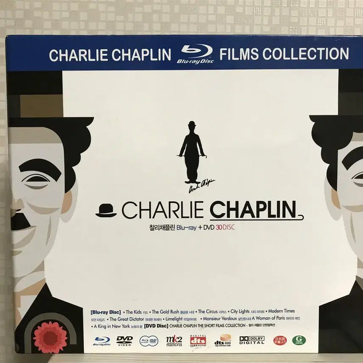 [BUNJANG] Charlie Chaplin Collection Full Package (Limited Edition) / [블루레이]찰리채플린 컬렉션 풀패키지(30disc: 10BD 20DVD)