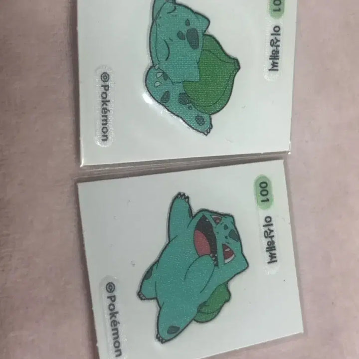 [BUNJANG] Bulbasaur Sticker Set 001 / 이상해씨 띠부씰 001 일괄 포켓몬