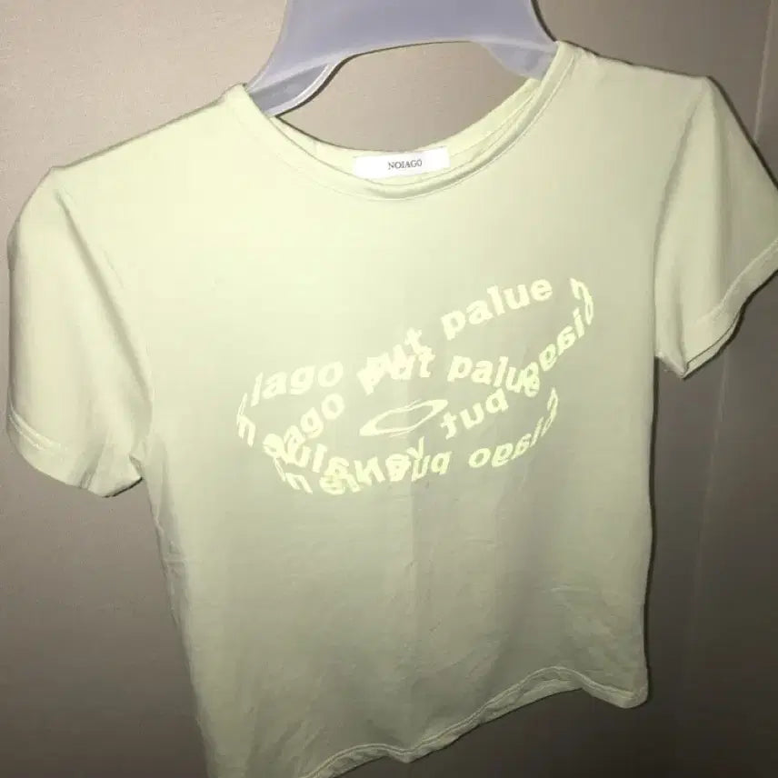 [BUNJANG] Noiago Mint Half Sleeve T-Shirt / 노이아고 민트 반팔 티셔츠