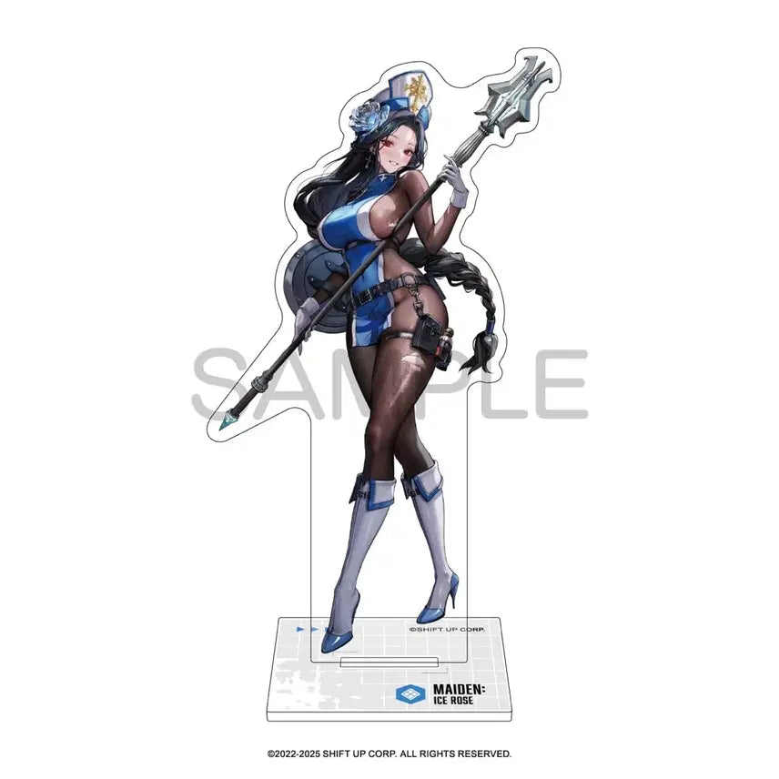 [BUNJANG] NIKKE Maiden Ice Rose Acrylic Stand (Sealed) / (미개봉) 니케 NIKKE 메이든 - 아이스로즈 아크릴스탠드 양도 판매