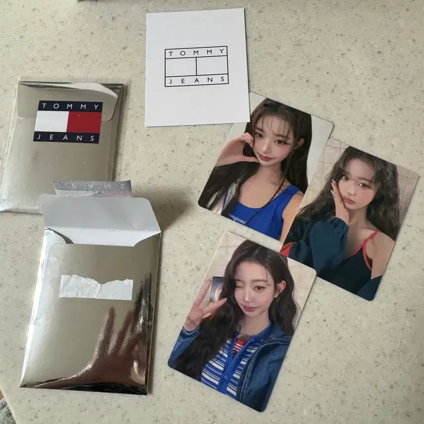 [BUNJANG] IVE Jang Wonyoung Tommy Photocard Set (3 pcs, Sealed) / 장원영 타미 포카 미개봉새상품 3장세트