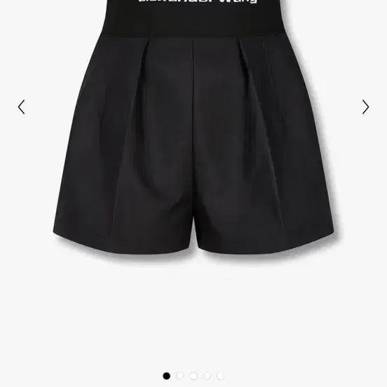[BUNJANG] Alexander Wang Logo Banding Safari Shorts Black Size 0 / 새상품) 알렉산더왕 로고 밴딩 사파리 쇼츠 블랙 0