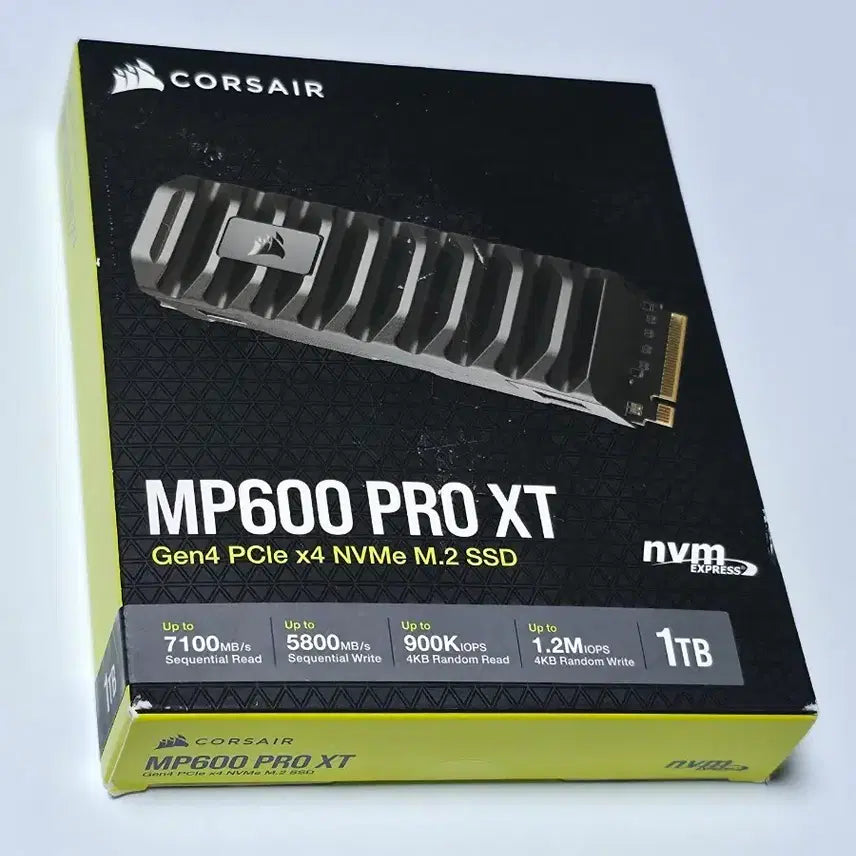 [BUNJANG] Corsair MP600 PRO XT 1TB M.2 NVMe SSD / 미개봉!CORSAIR MP600 PRO XT 1TB SSD
