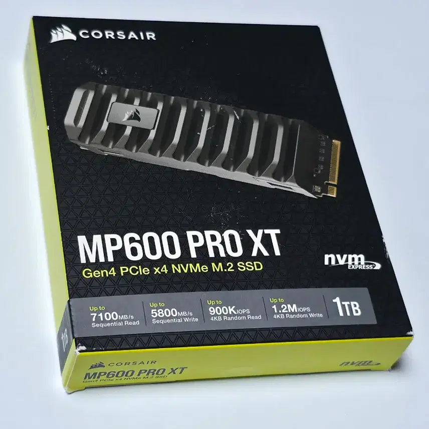 [BUNJANG] Corsair MP600 PRO XT 1TB M.2 NVMe SSD / 미개봉!CORSAIR MP600 PRO XT 1TB SSD