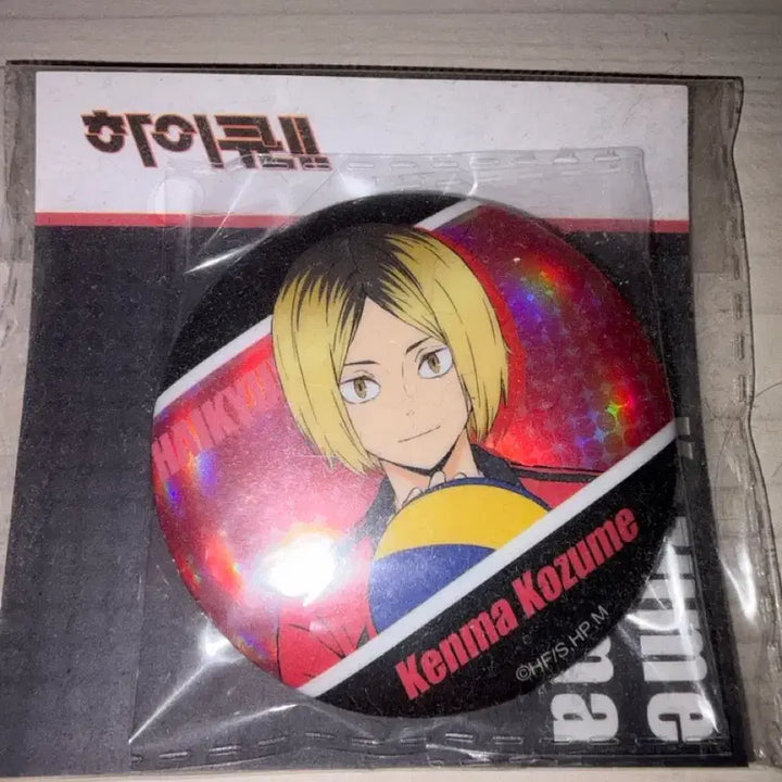 [BUNJANG] Haikyuu!! Kozume Kenma Hologram Can Badge / 하이큐 켄마 홀로그램 캔 뱃지