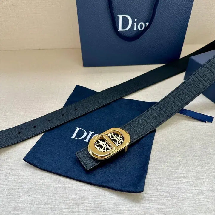 [BUNJANG] Dior CD Buckle Belt 3.5cm / 디올 CD 버클 벨트 3.5cm