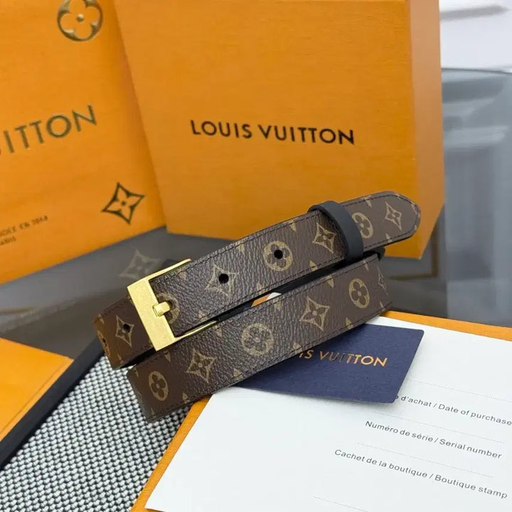 [BUNJANG] Louis Vuitton Western Collection Belt Gold Buckle / 루이비통 웨스턴 컬렉션 벨트 골드 버클