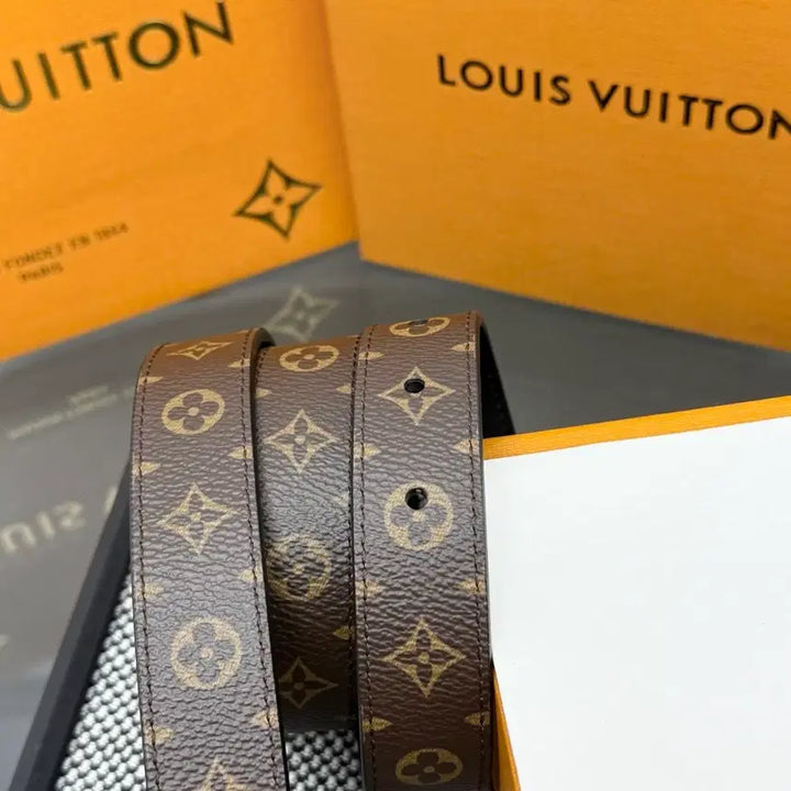 [BUNJANG] Louis Vuitton Western Collection Belt Gold Buckle / 루이비통 웨스턴 컬렉션 벨트 골드 버클
