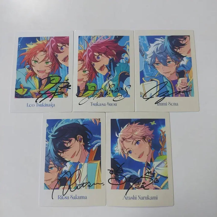 [BUNJANG] Ensemble Stars Knights 10th Anniversary Photostats Leo Tsukasa Izumi Ritsu Arashi Bundle Set / 앙스타 나이츠 10주년 파샷츠 일괄 레오 츠카사 이즈미 리츠 아라시