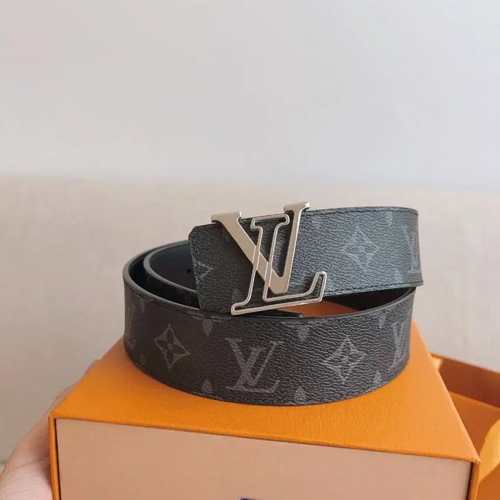 [BUNJANG] Louis Vuitton Dimension Monogram Reversible Belt 4cm / 루이비통 디멘션 모노그램 에르타주 양면 벨트 4cm