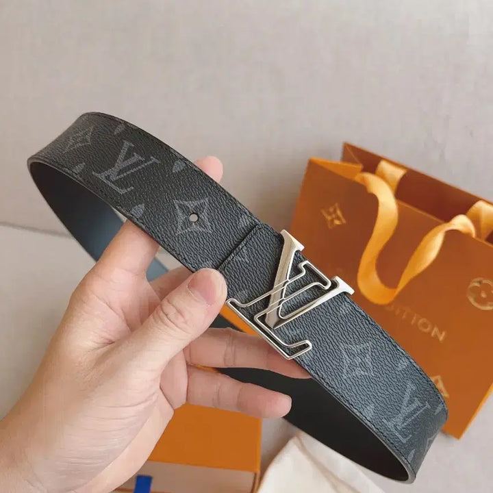 [BUNJANG] Louis Vuitton Dimension Monogram Reversible Belt 4cm / 루이비통 디멘션 모노그램 에르타주 양면 벨트 4cm