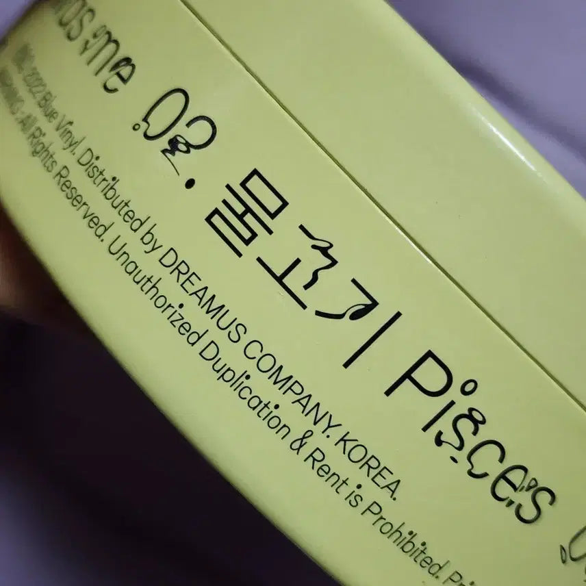 [BUNJANG] Yerin Baek Pisces Album (Reissue) / 백예린 물고기 앨범