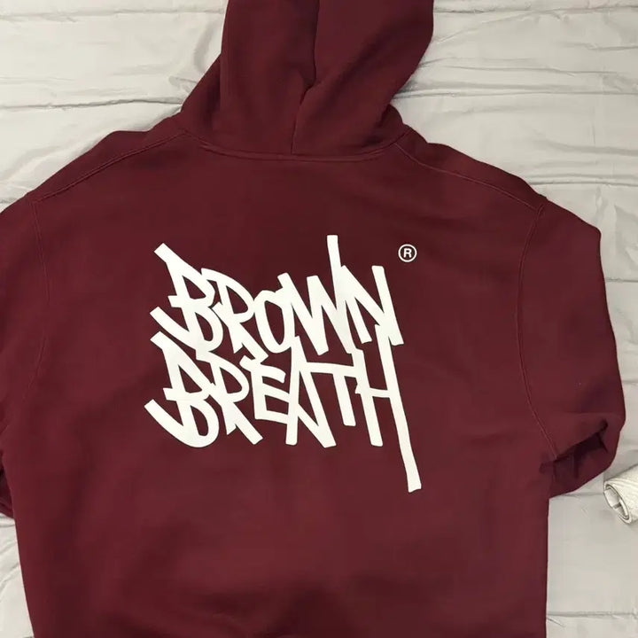 [BUNJANG] Brownbreath Logo Hoodie / 브라운브레스 후드티