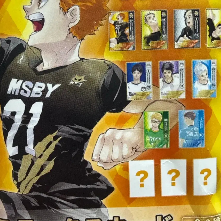 [BUNJANG] Haikyu!! Ushijima Wakatoshi Sticker (Unsealed) / 하이큐 우시지마 스테카 단순개봉