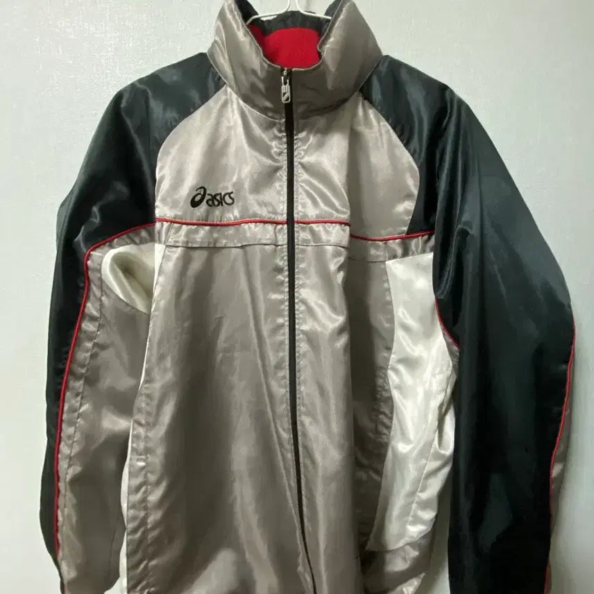 [BUNJANG] Asics Old School Windbreaker Jumper / 아식스 올드스쿨 윈드브레이커 점퍼
