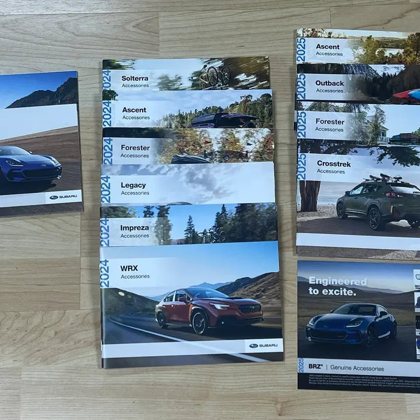 [BUNJANG] Vintage Automotive Catalog Collection (Kia, Lincoln, Jeep, Honda, Acura, Nissan, Subaru, Lexus) / 미국 자동차 카탈로그 (기아/링컨/지프/혼다/어큐라/닛산/스바루/렉서스)