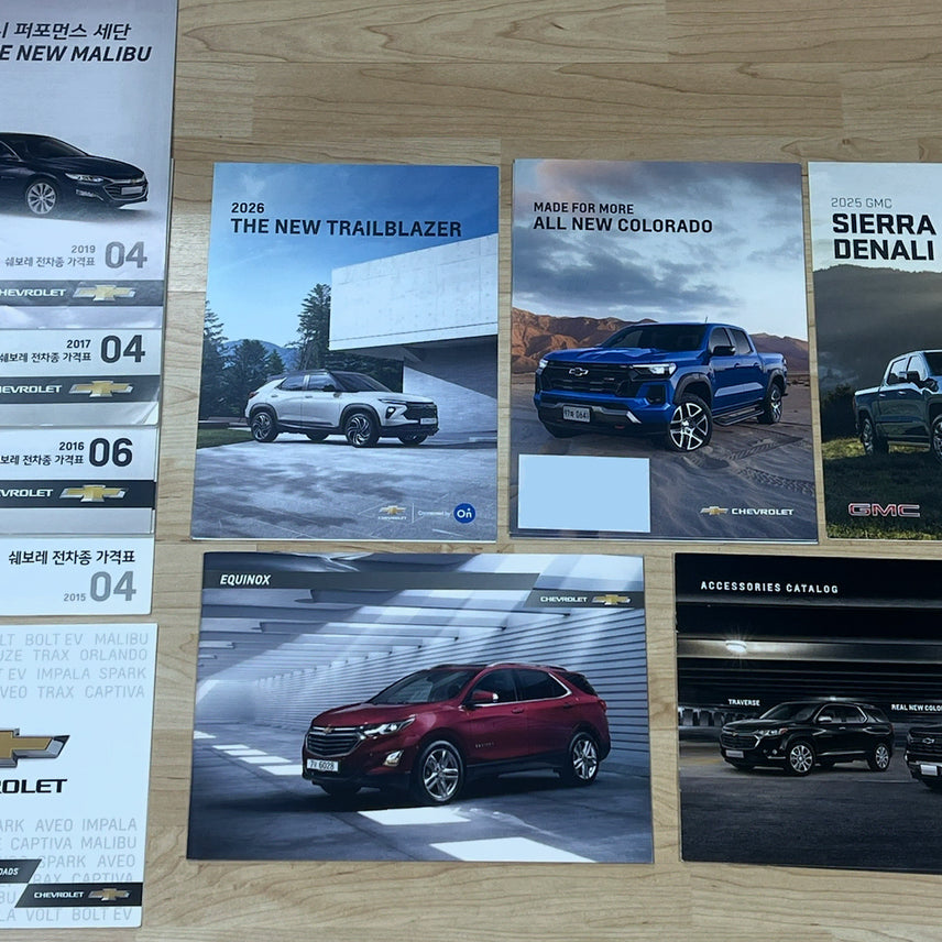 [BUNJANG] KGM/Renault/Chevrolet/Hyundai Vehicle Catalog / KGM/르노/쉐보레/현대 자동차 카탈로그